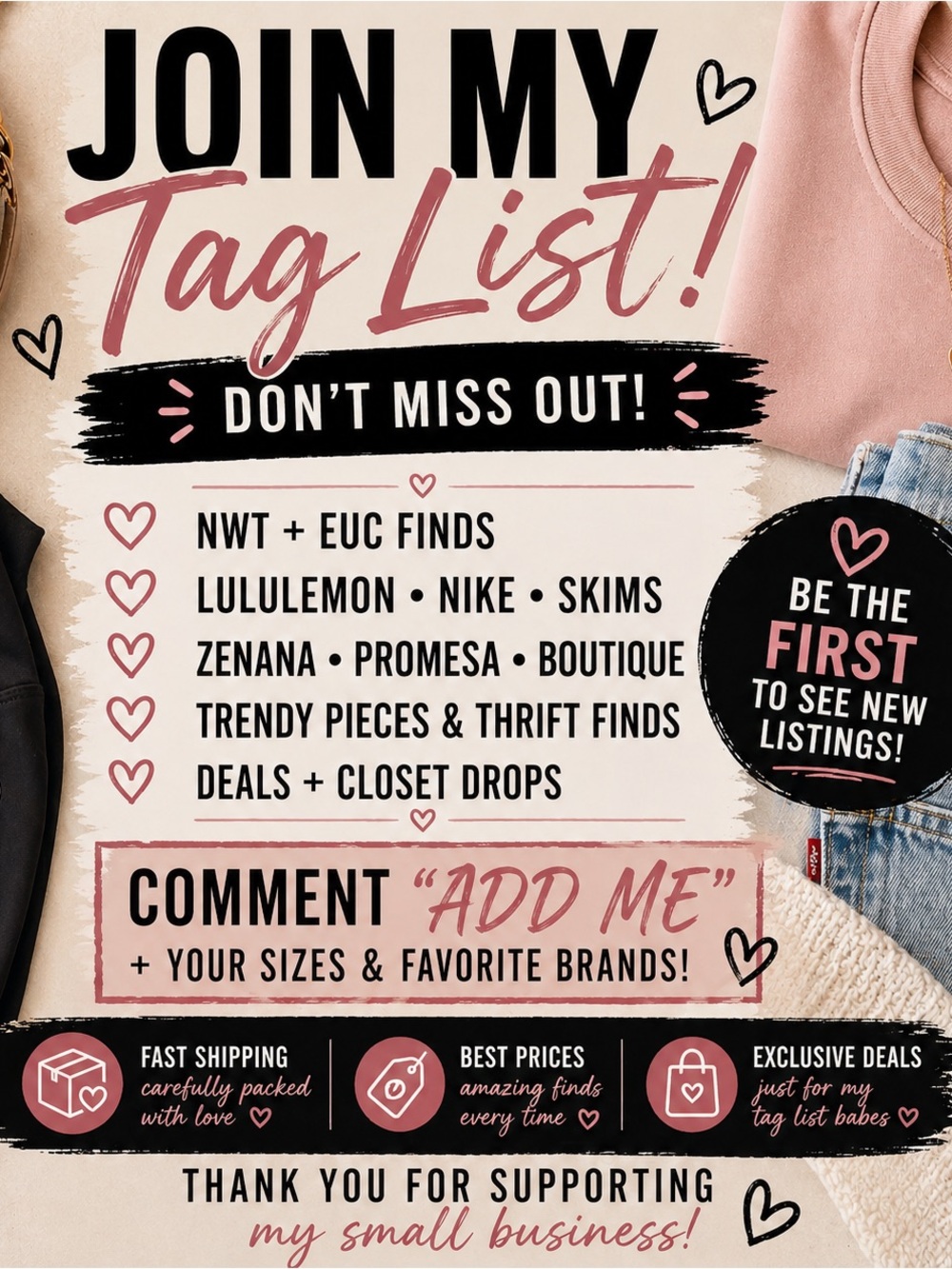 Join My Tag List!